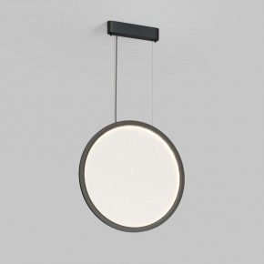 Подвесной светильник вертикальный VEIL, 35 Вт, ?600?2100 мм, LED 2700-6000K, IP20, пульт Д/У (в комплекте), черный, алюминий, акрил в Уфе - ufa.ok-mebel.com | фото