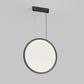 Подвесной светильник вертикальный VEIL, 35 Вт, ?600?2100 мм, LED 2700-6000K, IP20, пульт Д/У (в комплекте), черный, алюминий, акрил в Уфе - ufa.ok-mebel.com | фото 3