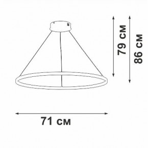 Подвесной светильник Vitaluce V2516 V2516-8/3S в Уфе - ufa.ok-mebel.com | фото 3
