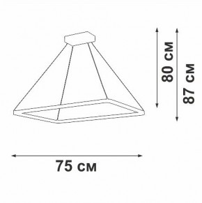 Подвесной светильник Vitaluce V2704 V2704-0/1S в Уфе - ufa.ok-mebel.com | фото 3