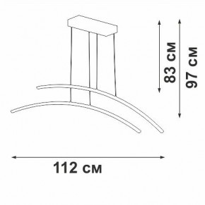 Подвесной светильник Vitaluce V2709 V2709-1/2S в Уфе - ufa.ok-mebel.com | фото 3