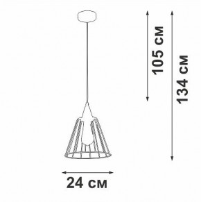 Подвесной светильник Vitaluce V2848 V2848-1/1S в Уфе - ufa.ok-mebel.com | фото 3