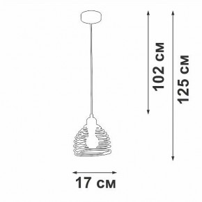 Подвесной светильник Vitaluce V2854 V2854-1/1S в Уфе - ufa.ok-mebel.com | фото 5