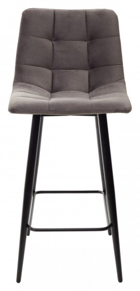 Полубарный стул CHILLI-QB графит #14, велюр / черный каркас (H=66cm) М-City в Уфе - ufa.ok-mebel.com | фото 5