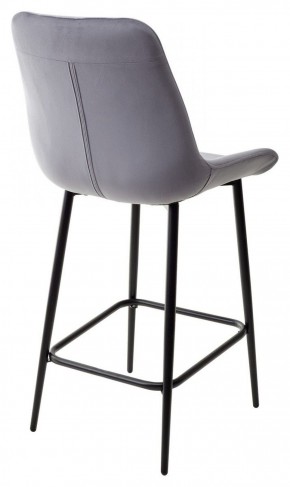 Полубарный стул ХОФМАН, цвет H-14 Серый, велюр / черный каркас H=63cm М-City в Уфе - ufa.ok-mebel.com | фото 5