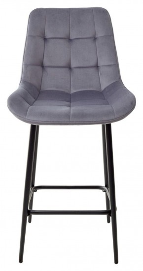 Полубарный стул ХОФМАН, цвет H-14 Серый, велюр / черный каркас H=63cm М-City в Уфе - ufa.ok-mebel.com | фото 7