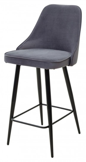 Полубарный стул NEPAL-PB ЛАТТЕ #25, велюр/ черный каркас (H=68cm) М-City в Уфе - ufa.ok-mebel.com | фото 1