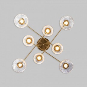 Потолочная люстра Eurosvet Ripple 50389 LED латунь в Уфе - ufa.ok-mebel.com | фото 3