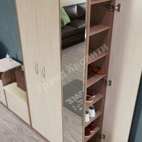 Прихожая ДОМИНО mini Бодега темный/светлый в Уфе - ufa.ok-mebel.com | фото 4