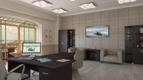 Приставка для стола руководителя Премиум Пр.Б-12 в Уфе - ufa.ok-mebel.com | фото 4