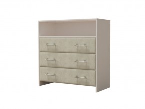 PROxSON Комод Varna (ЛДСП Белая+ткань Белый/Savana Milk (молочный)) 90x40 в Уфе - ufa.ok-mebel.com | фото 2