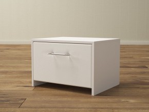 PROxSON Тумба Varna (ЛДСП Белая+экокожа Белый/Белый) 51x40 в Уфе - ufa.ok-mebel.com | фото