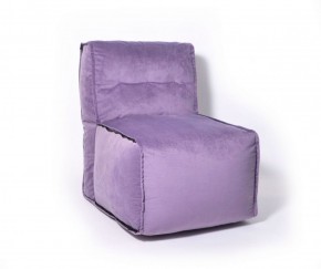 Прямое модульное бескаркасное кресло Комфорт (Фиолет велюр) в Уфе - ufa.ok-mebel.com | фото