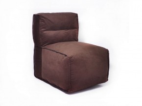 Прямое модульное бескаркасное кресло Комфорт (Шоколад велюр) в Уфе - ufa.ok-mebel.com | фото