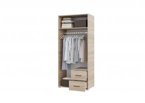 Шкаф 2-х створчатый с ящиками VICTOR (Сонома-Белый) в Уфе - ufa.ok-mebel.com | фото 2