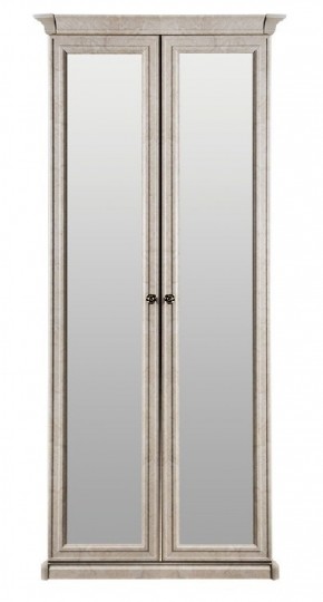 Шкаф 2-х створчатый с зеркалом Афина (крем корень) в Уфе - ufa.ok-mebel.com | фото