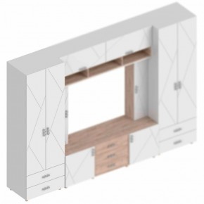Шкаф 2-ств. с 2-мя ящиками с полками "Сандра" 700 в Уфе - ufa.ok-mebel.com | фото 2