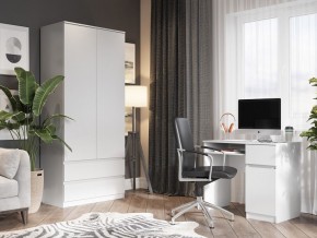 Шкаф 2-ств. с 2 ящиками "Бьянко" в Уфе - ufa.ok-mebel.com | фото 4