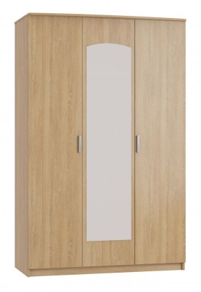Шкаф 3-х дверный с зеркалом Шк210.1 МС Ирина в Уфе - ufa.ok-mebel.com | фото