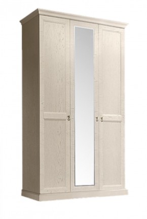 Шкаф 3-х дверный (с зеркалом) для платья и белья Венеция дуб седан (ВНШ1/3) в Уфе - ufa.ok-mebel.com | фото