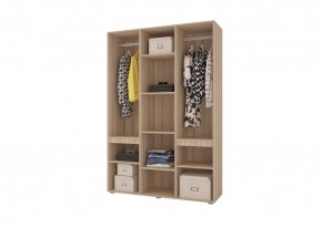 Шкаф 3-х створчатый АНТАЛИЯ (Сонома/Графит софт) в Уфе - ufa.ok-mebel.com | фото 2
