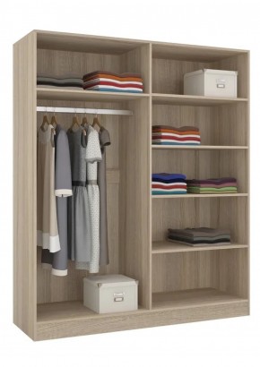 Шкаф 4-х створчатый Леси + Зеркало в Уфе - ufa.ok-mebel.com | фото 4