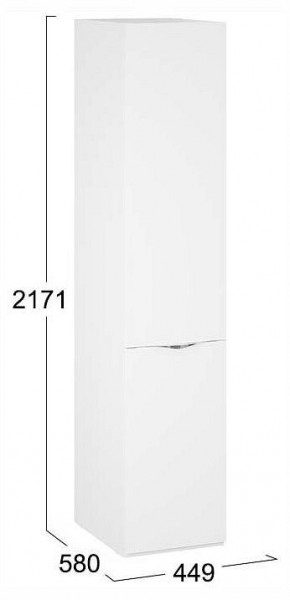 Шкаф для белья Глосс СМ-319.07.001 в Уфе - ufa.ok-mebel.com | фото 4