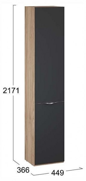 Шкаф для белья Глосс СМ-319.07.011 в Уфе - ufa.ok-mebel.com | фото 4