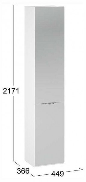 Шкаф для белья Глосс СМ-319.07.012 в Уфе - ufa.ok-mebel.com | фото 4