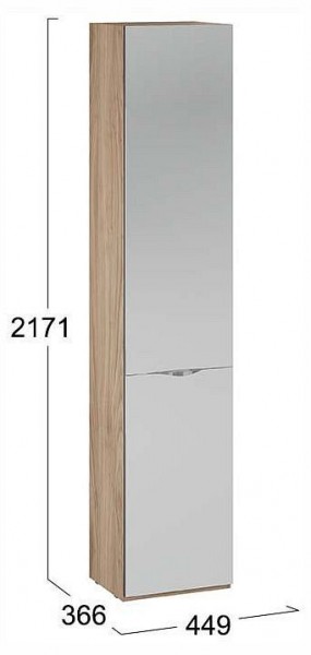 Шкаф для белья Глосс СМ-319.07.012 в Уфе - ufa.ok-mebel.com | фото 4
