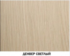 Шкаф для одежды №609 "Инна" Денвер светлый (*без полок) в Уфе - ufa.ok-mebel.com | фото 4