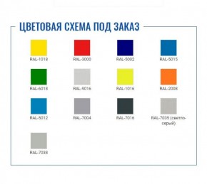 Шкаф для раздевалок усиленный ML-01-40 (доп модуль) в Уфе - ufa.ok-mebel.com | фото 2