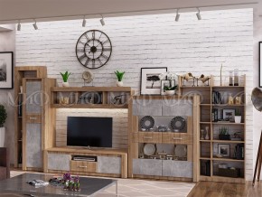 ТЕРРА Шкаф комбинированный (Бетон темный/дуб сонома) в Уфе - ufa.ok-mebel.com | фото 3
