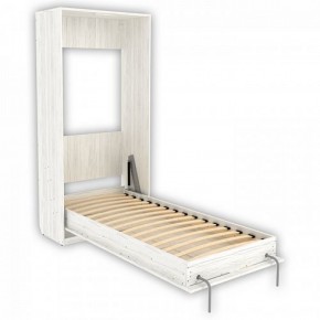 Шкаф-кровать подъемная 900 (вертикальная) арт. К02 Арктика в Уфе - ufa.ok-mebel.com | фото
