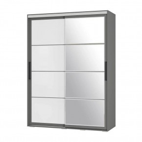 Шкаф-купе Крафт-6 1.6 м ШКК-06 (графит) в Уфе - ufa.ok-mebel.com | фото 3