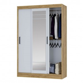 Шкаф-купе Тео ШКК-02 (крафт/белый) в Уфе - ufa.ok-mebel.com | фото 3