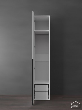 Шкаф Linnea MHR-1-3 2050х400х510 (Белый-М 11.1.1) в Уфе - ufa.ok-mebel.com | фото 6