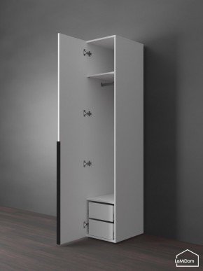 Шкаф Linnea MHR-1-3 2050х400х510 (Белый-М 11.1.2) в Уфе - ufa.ok-mebel.com | фото 5