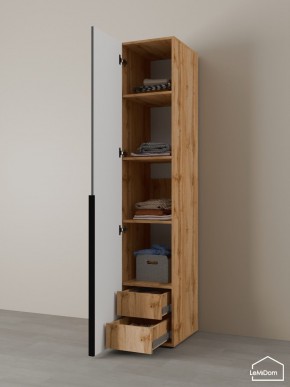 Шкаф Linnea MHR-1-4 2050х400х510 (ДВ-М 11.1.25) в Уфе - ufa.ok-mebel.com | фото 5