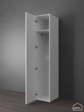 Шкаф Linnea MHR-1PO 2050х400х510 (Белый-М 11.1.2) в Уфе - ufa.ok-mebel.com | фото 4