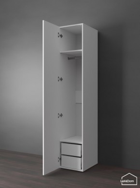 Шкаф Linnea MHR-1PO-3 2050х400х510 (Белый-М 11.1.2) в Уфе - ufa.ok-mebel.com | фото 4