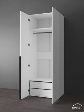 Шкаф Linnea MHR-2-3 2050х800х510 (Белый-М 11.1.2) в Уфе - ufa.ok-mebel.com | фото 6