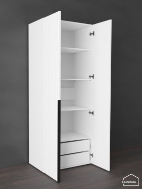 Шкаф Linnea MHR-2-4 2050х800х510 (Белый-М 11.1.2) в Уфе - ufa.ok-mebel.com | фото 6