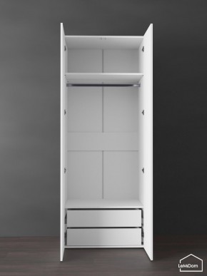 Шкаф Linnea MHR-2PO-3 2050х800х510 (Белый-М 11.1.2) в Уфе - ufa.ok-mebel.com | фото 4