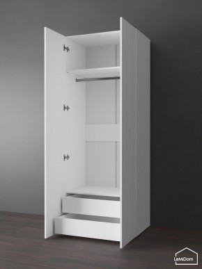 Шкаф Linnea MHR-2PO-3 2050х800х510 (Белый-М 11.1.2) в Уфе - ufa.ok-mebel.com | фото 5