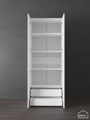 Шкаф Linnea MHR-2PO-4 2050х800х510 (Белый-М 11.1.2) в Уфе - ufa.ok-mebel.com | фото 6