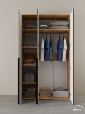 Шкаф Linnea MHR-3-1 2050х1200х510 (ДВ-М 11.1.25) в Уфе - ufa.ok-mebel.com | фото 4