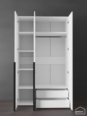 Шкаф Linnea MHR-3-2 2050х1200х510 (Белый-М 11.1.2) в Уфе - ufa.ok-mebel.com | фото 6