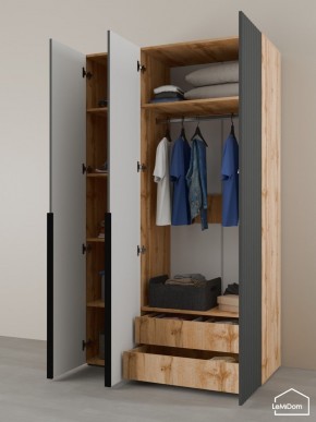 Шкаф Linnea MHR-3-2 2050х1200х510 (ДВ-М 11.1.25) в Уфе - ufa.ok-mebel.com | фото 6