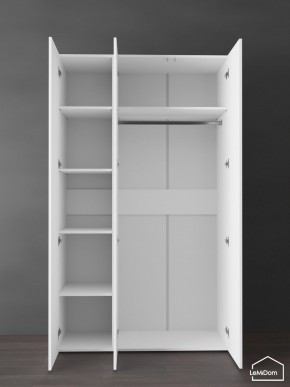 Шкаф Linnea MHR-3PO-1 2050х1200х510 (Белый-М 11.1.1) в Уфе - ufa.ok-mebel.com | фото 5